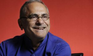 Jose Ramos-Horta, who won East Timor's presidential elections in April 2022, reacts during an interview in Singapore, on Friday, May 4, 2012. Photographer: Munshi Ahmed/Bloomberg