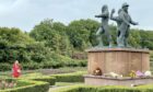 Piper Alpha memorial service at the memorial gardens at Hazlehead Park on Tuesday 6th July 2021.