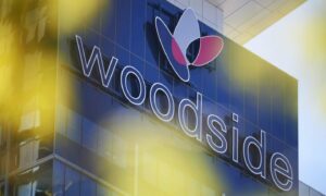 The Woodside Petroleum Ltd. logo Photographer:Aaron Bunch/Bloomberg