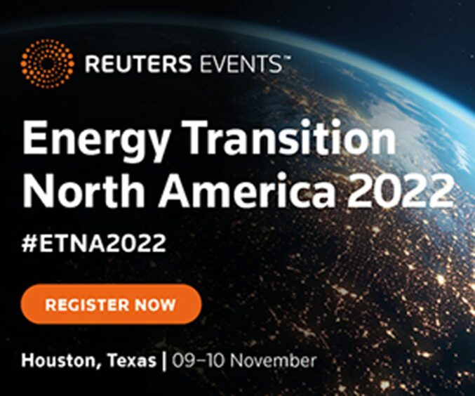 Energy Transition North America event  Picture shows; Energy Transition North America. US. Supplied by Reuters Events Date; Unknown
