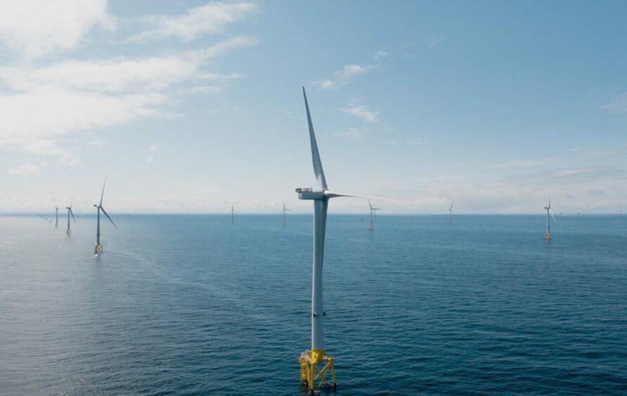 The UK offshore wind farm moray east