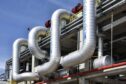 Pipework stands at ENN Energy Holdings Ltd.'s liquefied natural gas (LNG) terminal on Zhoushan Island, Zhejiang province, China, on Thursday, Nov. 1, 2018.