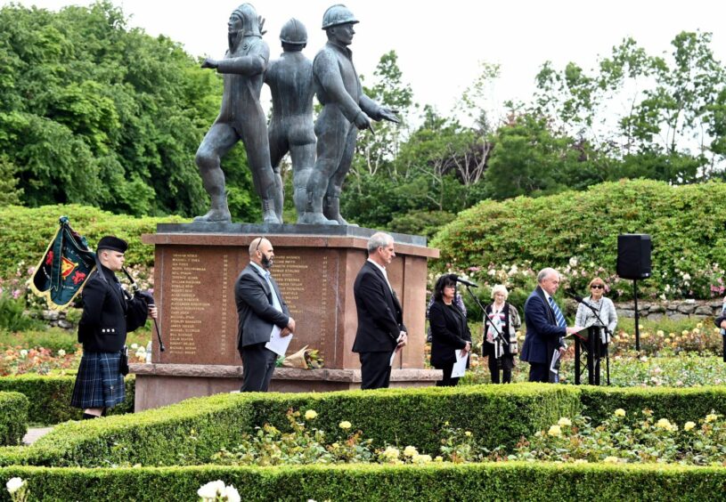 Piper Alpha memorial service