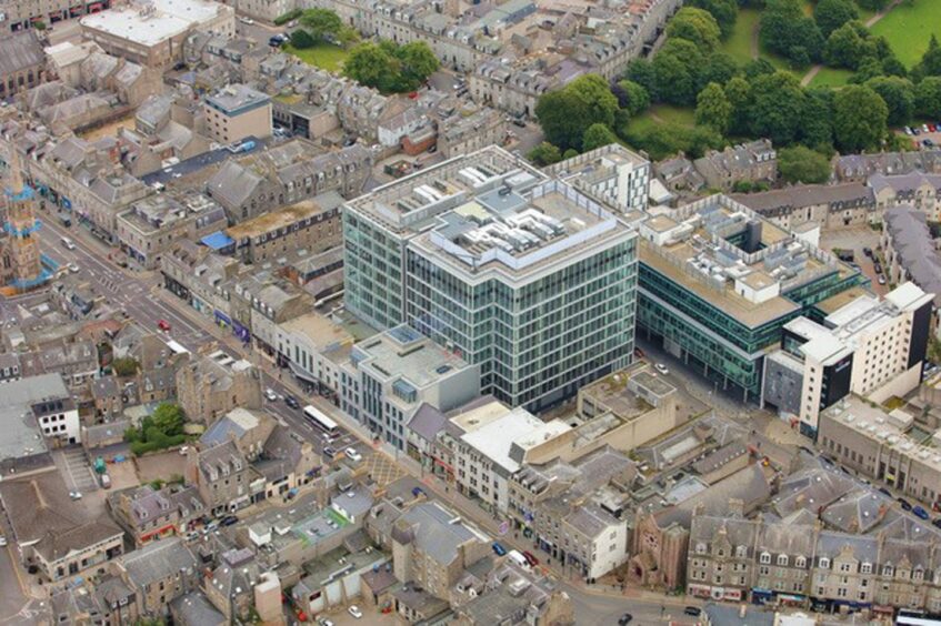 The new BiSN office is located in the Silver Fin Building in the heart of Aberdeen, Scotland. (Photo credit: Silver Fin Building).