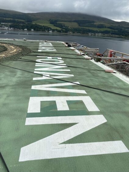 The FPSO arrived at Hunterston this month.