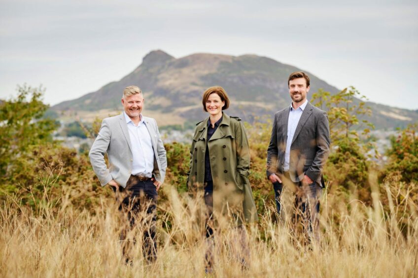 (L-R) Chairman Torger Skillingstad; director Lynne Ross; managing director Cameron McNatt