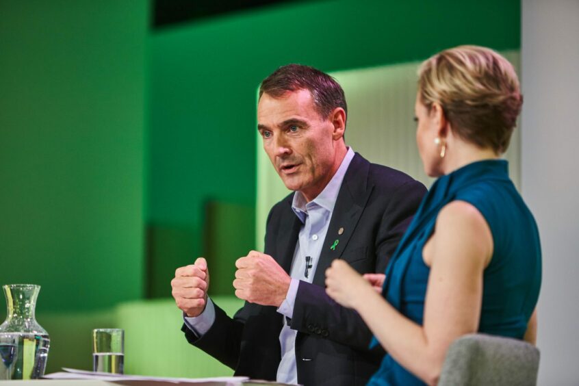 BP CEO Bernard Looney at the launch of BP Ambition, 2020..