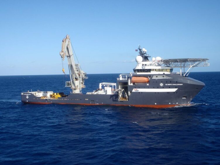 Reach Subsea Olympic Challenger DP2 vessel.