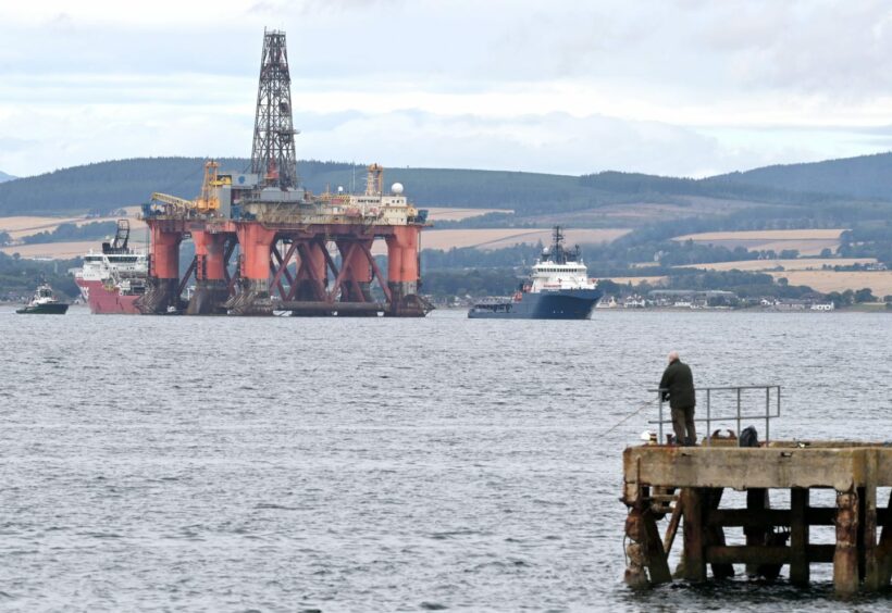 The Ocean Vanguard in the Cromarty Firth, August 2022.