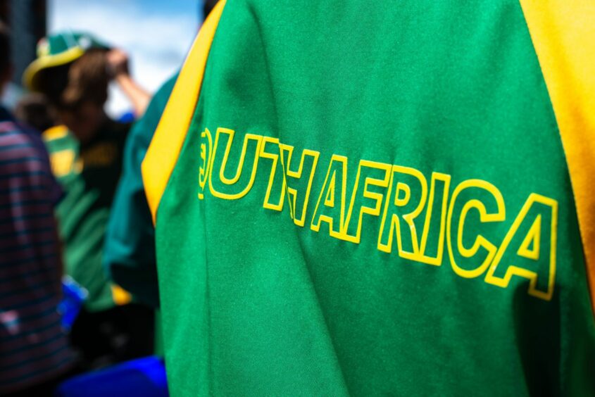 South Africa on back of cricket jersey; Shutterstock ID 1549654241; purchase_order: energy voice; job: south africa piece - october 22
