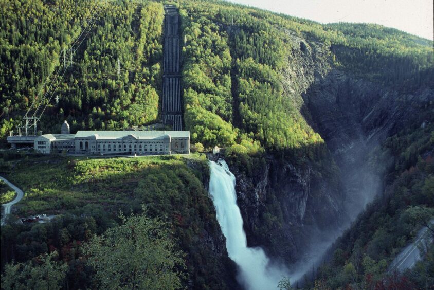 Vemork Rjukan hydro plant. Telemark, Norway.