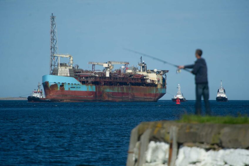 Decommissioning: The Curlew FPSO was ultimately sent to Norway for recycling because its original destination of Dundee didn't have the facilities.