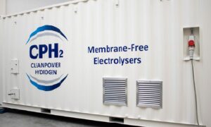 CPH2 membrane-free electrolyser container.