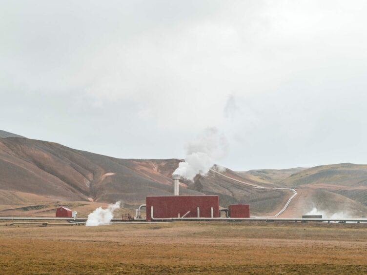 Geothermal plant in Iceland.