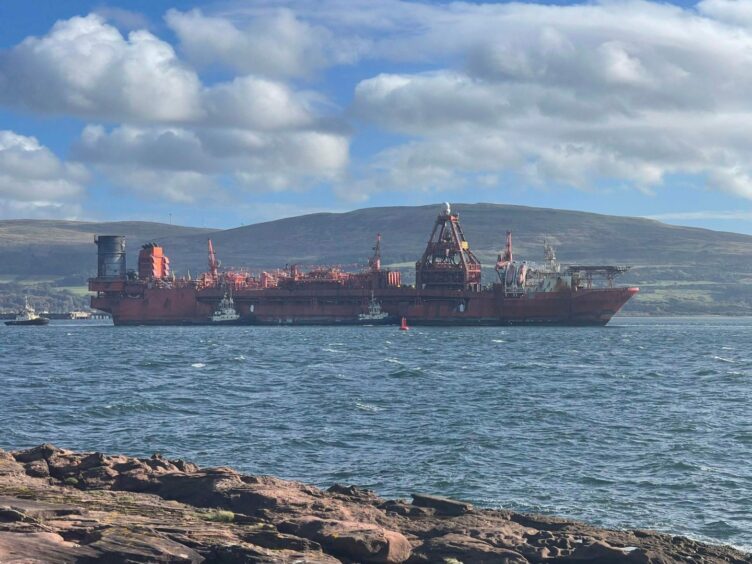 The Foinaven FPSO left Hunterston for Denmark, where it will be decommissioned, last year.