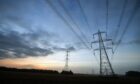 Electricity transmission towers near Rayleigh, U.K., on Tuesday, Sept. 21, 2021.