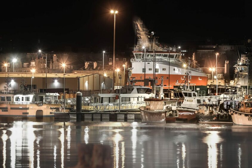Winner of the Maritime / others category: A stunning night time image of boats nestling in the harbour photographed by Darren McAllister was selected by marine expert, Jim Inglis, who curates the history collection for Aberdeen Council’s galleries.