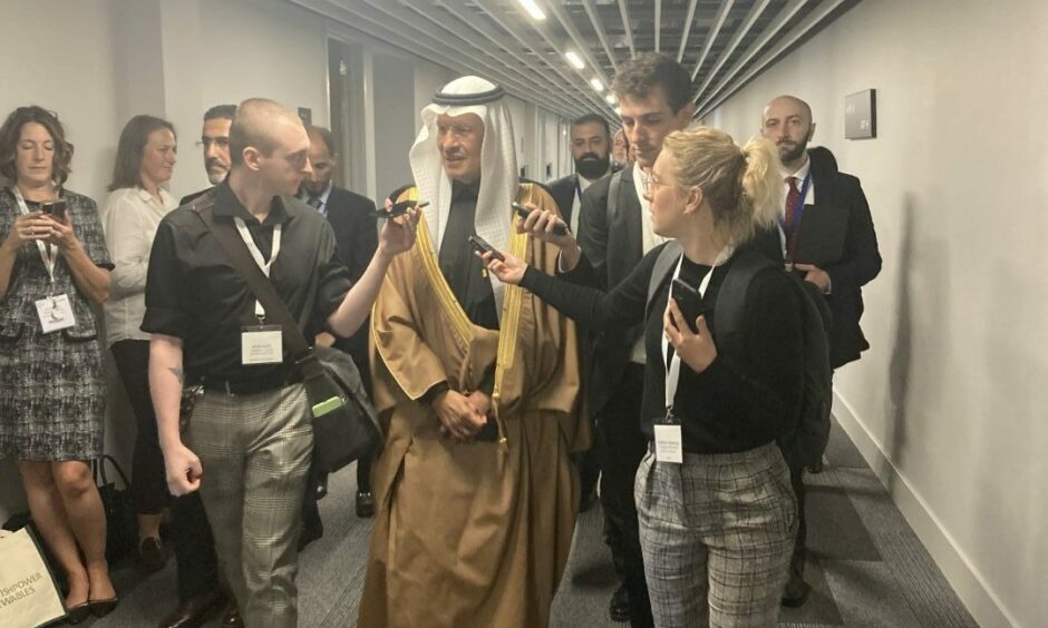 Saudi minister aberdeen