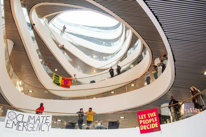 Extinction Rebellion Aberdeen University