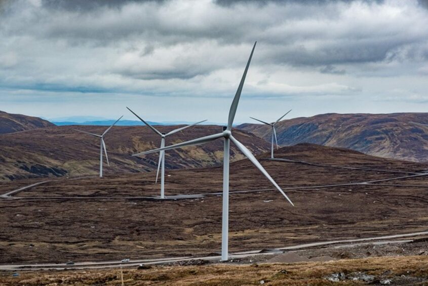 SSE Renewables' Toddleburn wind farm.