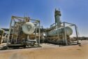Oilfield infrastructure in the desert