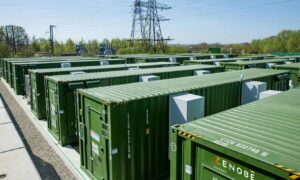 Zenobe's 100MW battery site in Capenhurst, UK.