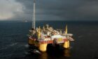 fire North Sea platform