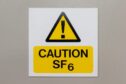 sf6 gas sign