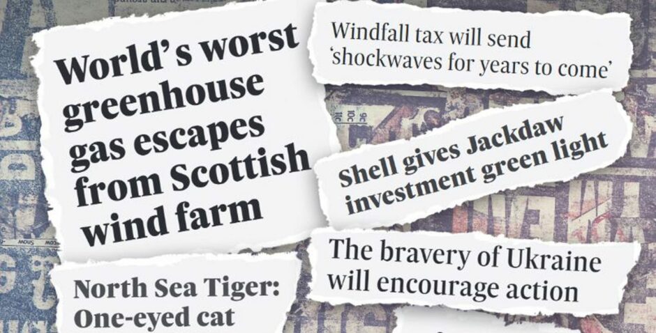 A selection of Energy Voice's top headlines of 2022.