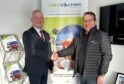 Bruce McHattie, Wholesale Director, Dron and Dickson and Colin Fraser, Cable Solutions Worldwide Limited.