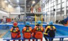 Who is training to work on offshore wind installations?