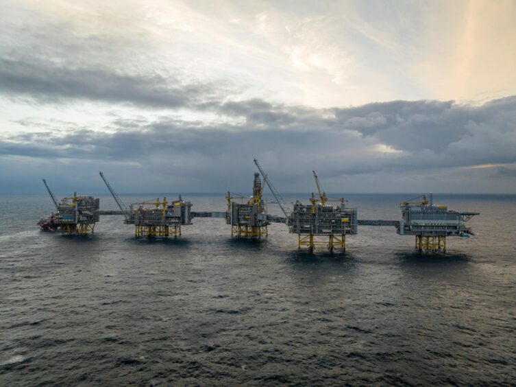 Aerial view of Johan Sverdrup field.