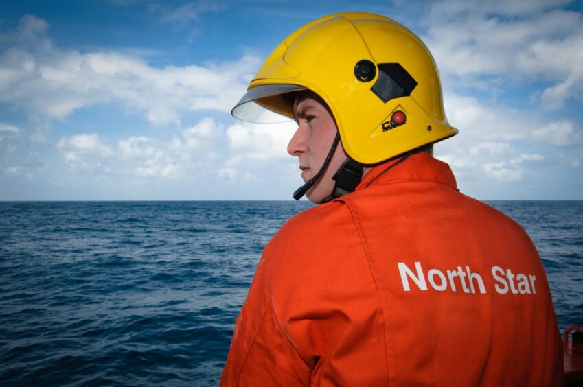 North Star seafarer on the Grampian Conqueror.