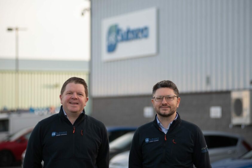 (L-R) Phil Reid and Iain Rodger, J+S Subsea.