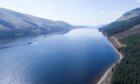 Aerial view of Loch Lochy, where the Coire Glas scheme will be built.