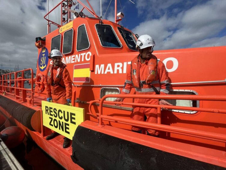 Salvamar Nunki rescue vessel.