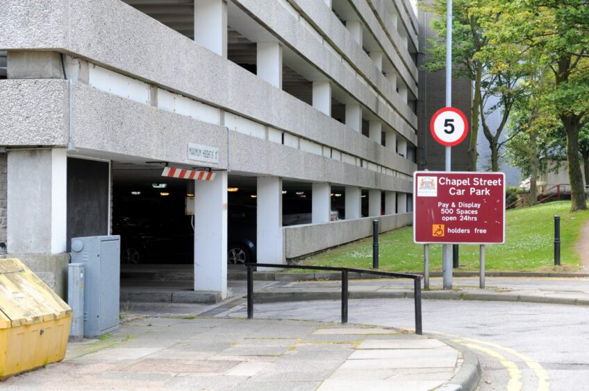 The refurbishment work at Chapel Street car park will take place until October. Photo: Tim Allen.