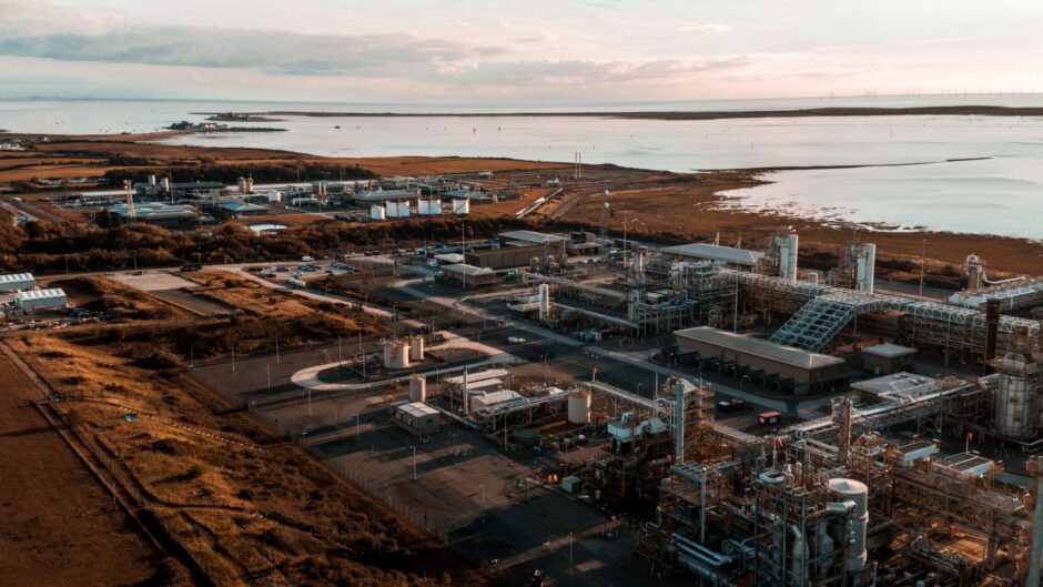 The Barrow terminals at Morecambe where Spirit Energy aims to develop a CCS project.