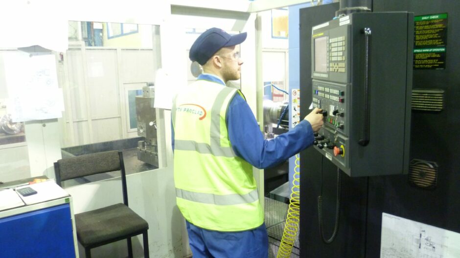 A FTV Proclad International technician