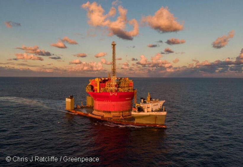 The Shell Penguins FPSO aboard the White Marlin.