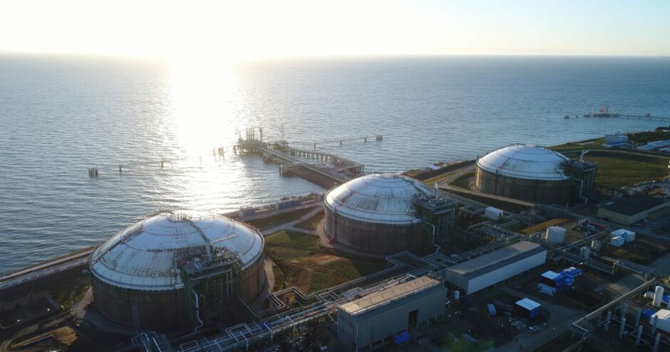 Marmara Ereglisi LNG Terminal. Tekirdag Province, Turkey.