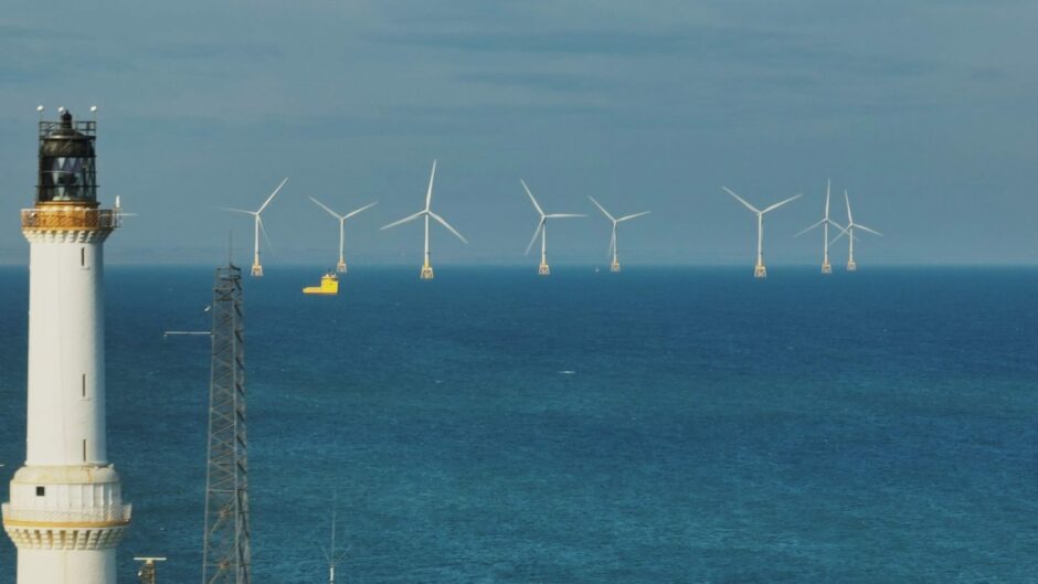 Still showing Aberdeen bay from OEUK documentary 'The Time is Now: the UK's changing energy industry'.