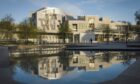 Holyrood, schottisches Parlament, in Edinburgh.