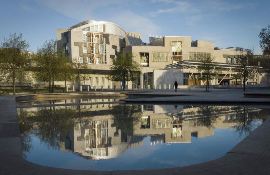 Holyrood, the Scottish Parliament, in Edinburgh.