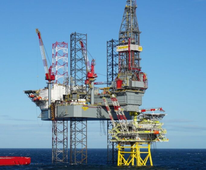 Harbour Energy Tolmount platform in the North Sea