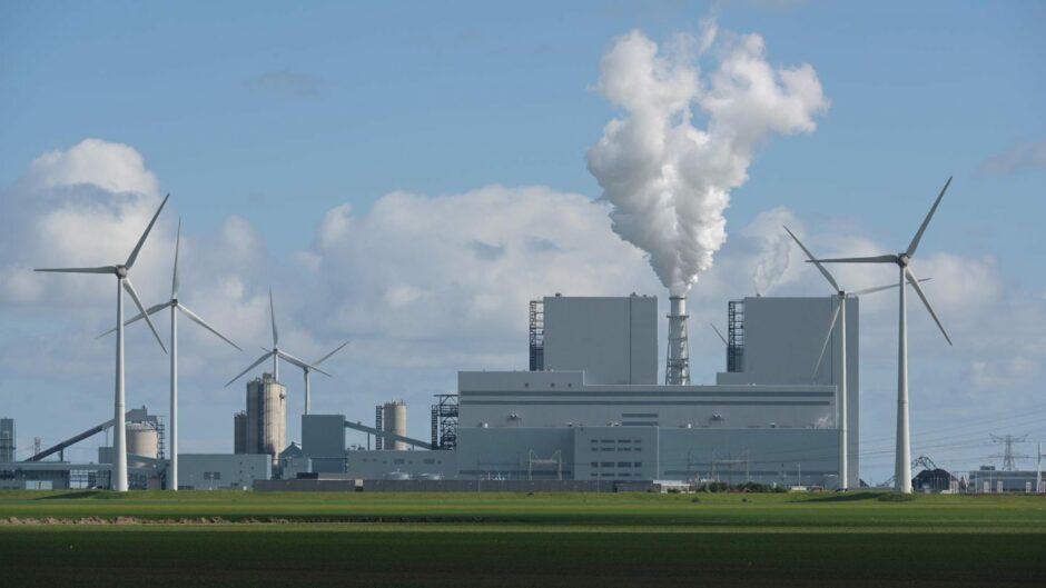 RWE's biomass facility in Eemshaven.