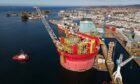 Shell's Penguins takes to the water in Haugesund, Norway
