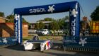 Solar car comes through Sasol arch