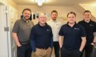 Impulse Group Aberdeen team. left to right: Chris Spraggon MD, Gilles Gardner Chief Engineer, Adam Armstrong Engineering Director, Neil Stephen Business Development Manager, and Martin Harboottle Techincal Director.