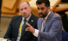 Oil protestors Humza Yousaf